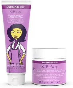 DERMAdoctor KP Bump Eraser Body Scrub and Lotion Kit Dermatologist Formulated Exfoliant | Keratosis Pilaris Treatment For Dry And Bumby Skin 10% AHAs + PHAs