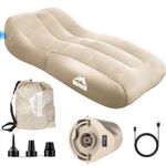 Widitn Luxury Inflatable Lounger Ultra-Wide 35.4 ”, Self Inflatable Couch with Built-in Pump, Comfortable Top Surface Camping Mattress, Portable Blow Up Sofa Air Chair for Home Outdoor Camping