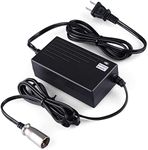 LotFancy 24V 2A Battery Charger for Electric Scooter, Wheelchairs, for Jazzy Power Chair, Pride Mobility, Shoprider, Drive Medical, Bladez, Elite Traveller