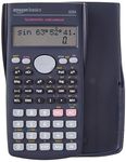 Amazon Basics AB-82MS 240 Functions and 2-Line Display Scientific Calculator | 240 Function Scientific Calculator | 2-Line Large Display, Blue