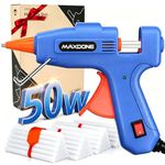 Mini Hot Glue Gun Kit 50W: Mini Glue Gun Fireproof Upgraded Version with 30pcs Glue Sticks 7 mm, Hot Glue Gun Fast Heating for DIY Craft Projects and Home Quick Repairs