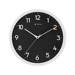 Titan Plastic Contemporary Analog Wall Clock with Silent Sweep Technology, 30 Cmx30 Cm (Medium) (White)