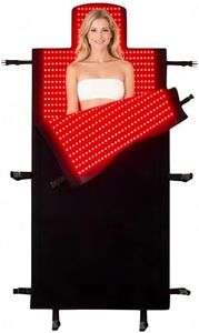 2025 Upgraded 75"x 35'' Dual Wavelength LED Beads 660nm&850nm Red Light Therapy Blanket Full Body, Used to Face and Body Pain Relief Skin Health Personal Care