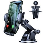 VICSEED Car Phone Holder Mount [Powerful Suction][Thick Cases & Big Phones Friendly] Universal Phone Mount for Car Dashboard Windshield Air Vent Cell Phone Holder Car for iPhone 14/13/12