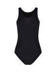 Modibodi Teen Swimwear Racerback One Piece - Light Moderate Absorbency Black, 12-14 Years