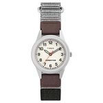 Timex Expedition Women's 26mm Fabric Fast Wrap Strap with Brown Leather Watch TW4B25700