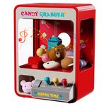 Candy Grabber Machine Battery Operated and USB Powered Retro Arcade with Claw Fairground Joystick Game Kids Mini Candy Grabber Catcher Novelty Sweets Dispenser Claw Machine