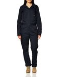 Dickies Women's Long Sleeve Cotton Twill Work Utility Coveralls, Dark Navy, XS UK