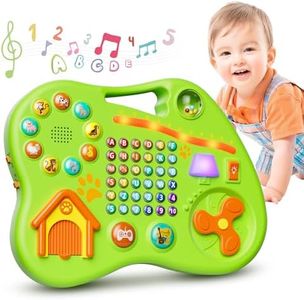 9-in-1 Bilingual Learning Toys for Toddlers 1-3, Montessori Educational Toy for 1-2 Year Old Girl Boy, Musical Baby Toy 6-12-18 Month Age, First Christmas 1st Birthday Gifts for 1+ Year Old