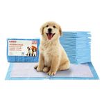 KIBBO Training Pads for Dogs & Cats | Pee Pads for Puppies with Leak-Proof Ultra Absorbent Design | Quick Dry Surface & Odour Neutralizer | Pack of 50 (45x60 CM)