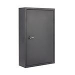 safes uk Wall Mounted Key Cabinet | Combination Lock Security Storage Box with 50 Hooks | Lockable Secure Metal Safe | The Keyless Key Safe