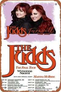 The Judds Farewell Concert Poster Iron On Transfer #3 Poster Retro Metal Tin Vintage Sign 12 X 8 Inch Bar Music Club Man Cave Room Wall Decor