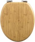 WOLTU Wooden Toilet Seat, Soft Clos