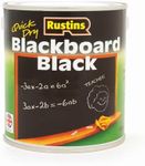 Rustins Blackboard Black Paint 2.5L - Premium Chalkboard Coating for Creative Spaces