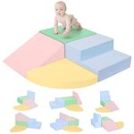 CAMELUS - Climbing toys for toddlers age 1-3 indoors, foam climbing blocks for babies, soft climbing blocks of 4 piece play, activity set