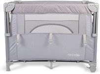 Red Kite Dreamer Bedside Crib, Soft Grey, 93 x 66 x 69 cm