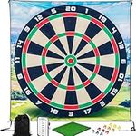 Golf Chipping Game Set, Sticky Golf/Dart Practice Hitting Mats for Indoor Outdoor Kids Adults, Golf Training Aid Equipment, Suitable for Golf Lovers and Beginners