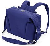 Stokke Xplory X Changing Bag, Royal Blue - Doubles As Shoulder Bag or Backpack - Includes Foldable Changing Mat & Pouch Bag - UPF 50+, Water Repellent, Easy to Clean