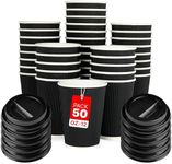 Zuvo [50 Pack Takeaway Coffee Cups 