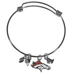 NFL Siskiyou Sports Womens Denver Broncos Charm Bangle Bracelet One Size Team Color