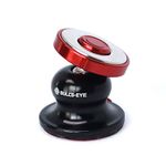 Bull's Eye Magnetic Cradle-less Hinge Technology world's smallest ball head type car mobile holder (Product of South Korea) (Black)