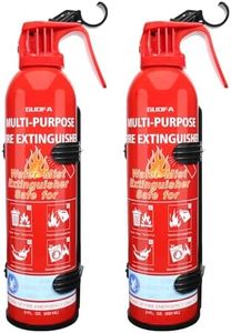 Fire Extinguisher for Home, 2 Pack Vehicle Fire Extinguishers with Mount, Portable Fire Extinguisher Effective on A, B, C, K Fires, Water-Based Extinguisher for Car Boat House Office Kitchen Garage