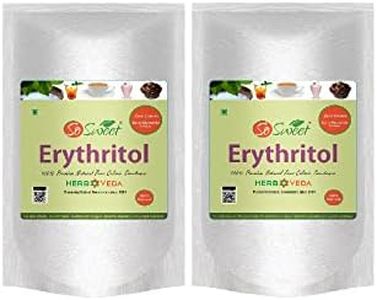 So Sweet Erythritol Natural Sugar Free Sweetener For Diabetic (Pack of 2, 1Kg Each)