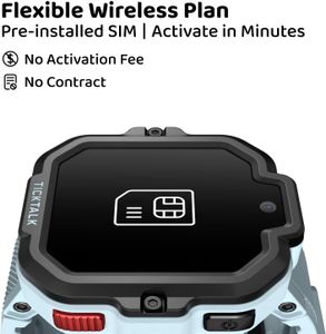 TickTalk5 Kids Smart Watch with GPS Tracker, Video Calling, 4G, Ages 3-12