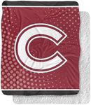 Colgate University Blanket, 50"x60" Logo Dots, Silky Touch Sherpa Back Super Soft Throw Blanket