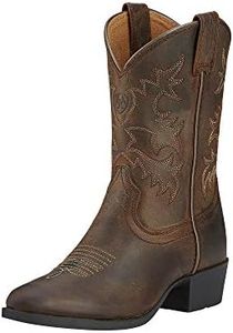 Kids' Heritage Western Boot (Toddler/Little Kid/Big Kid) Distressed Brown4 M US Big Kid