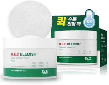 Dr.G Red Blemish Clear Quick Soothing Korean Toner Pads, Pack of 70 - Toner Pads, Toner Pads Korean, Toner Pad, Toner Pads for Face, Toning Pads, Face Toner Pads, Korean Skin Care, K Beauty, Kbeauty