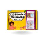 EDUSTAR 120 Phonics Flashcards | Master Phonics, Blends & Sight Words | Early Reading & Spelling Kit for Kids 3+ Years| Fun & Interactive Learning for Stronger Literacy Skills