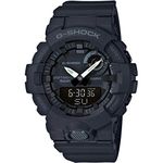 Casio Gents 54.00mm Quartz Watch with Black Analogue - Digital dial and Black Rubber Strap Strap GBA-800-1AER