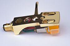 Gold plated Headshell, mount, cartridge and stylus, needle for Kenwood, Trio, KP2021, KD650, KD750, KD850, KD990, KP8080, KD1033, KD2000, KD2033, KD2044