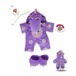 Build Your Bears Wardrobe Teddy Bear Clothes Little Dragon Outfit fits Build a Bear Teddies (purple)