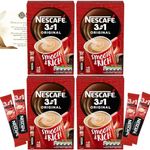 Coffee Multipack with 4X Nescafe Instant Coffee 3in1 Original Coffee Sachets 6x 16g - Total of 24 Sachets - On the Go Instant Coffee Sachets