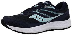 Saucony Cohesion 13 Blue Low Lace Up Womens Trainers Running Shoes S10559 3