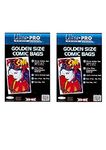 ULTRA PRO Golden Age Pack Of 100 Comic Book Bags