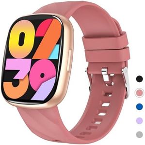 PTHTECHUS Fitness Tracker Montre pour Enfants, Montre Intelligente étanche IP67, 100 Modes de Sport, Jeux, Podomètre, Moniteur de Sommeil, Cadeau pour Filles Garçons Enfant Adolescents 6-12