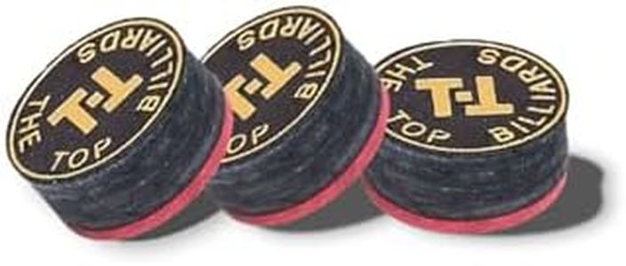 SUPERDIAMOND 3PCS Pool Cue Tips How Cue Tip Billiard Accessories Suitable for Pool Cues and Snooker