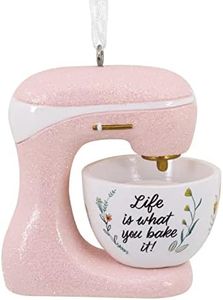 Hallmark Life is What You Bake It Pink Stand Mixer Christmas Ornament