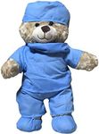 ZZZ Bears Doctor & Nurse Teddy Bear Plush Toy to Protect and Cuddle at Bedtime (Nurse)