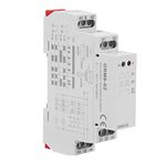 GRM8-02 Electronic Impulse Relay AC/DC 12-240V Latching Relay Memory Relay with LED Indicators, 35mm DIN Rail Mount