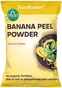 TrustBasket Banana Peel Powder Organic Fertilizer for Plants (450 Grams) | Slow Releasing Fertilizer | Natural Growth Promoter| Flower and Fruit Booster - Pack of 1