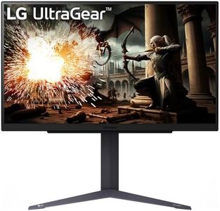 LG 27GS75Q-B Ultragear QHD (2560x1440) Gaming Monitor, 27", 1ms(GTG), 180Hz (O/C 200Hz), IPS, NVIDIA G-SYNC Compatible, AMD FreeSync, HDR10, sRGB 99% (Typ), Tilt/Height/Pivot Stand, HDMI, DP, Black