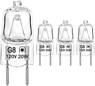 Halogen Light Bulb for GE Microwave Oven, Light Bulb for GE Samsung Elite Maytag Over The Stove Range Microwave, Kitchen Night Light/Stove Light Bulb for GE Microwave, Replaces WB25X10019, 4 Pack