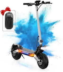 Circooter Electric Scooter Adult, 1600W Motor, 440LBS Max Load, 31 Miles Range & 28 mph Top Speed, with 10" Off Road Tires, 48V 20Ah Battery, Commuting Electric Scooter with Dual Charging Ports