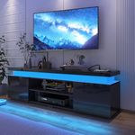 Hlivelood LED TV Stand for 75 Inch 