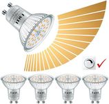 EACLL MR16 GU10 LED Bulb Dimmable, 3000K Warm White, 7W Equivalent 75W, 25,000 Hours Lifetime, Energy Efficient Soft White Light, 750 Lumens 120 Degree Flood Beam No Flicker Spotlight, 4-Pack