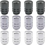 12Pcs Aluminum Tire Valve Stem Caps